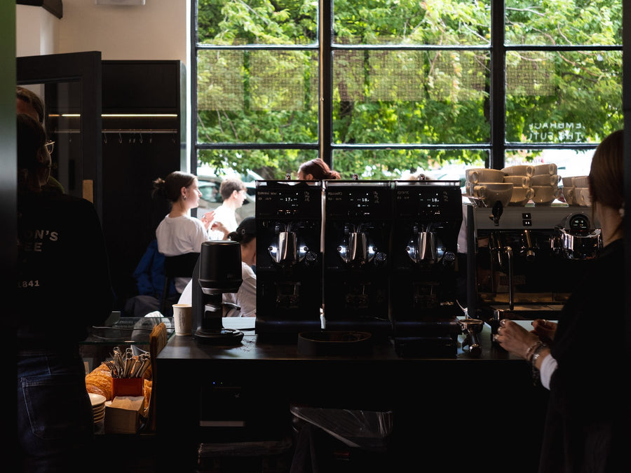 The espresso bar at Thomson's Candleriggs